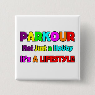 PARKOUR 15 CM SQUARE BADGE