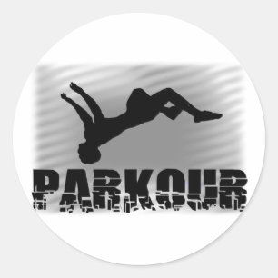 Parkour Classic Round Sticker