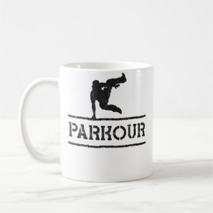Parkour Free Running Traceur Vintage Parkour Parko Coffee Mug