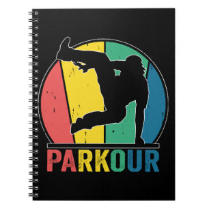 Parkour Free Running Training Traceur Retro Notebook