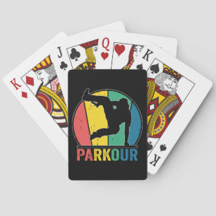 Parkour Free Running Training Traceur Retro Playing Cards