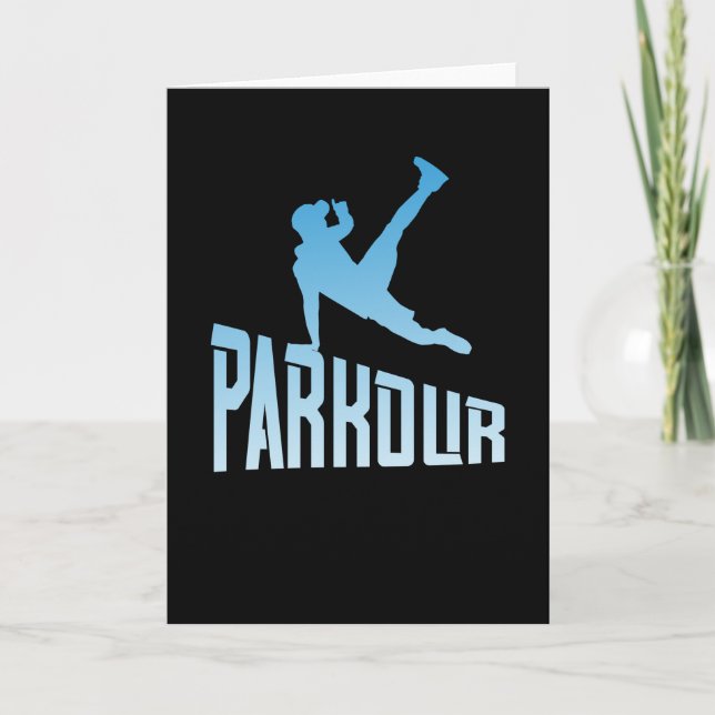 Parkour Freerunner Free Run Athlete Card (Front)