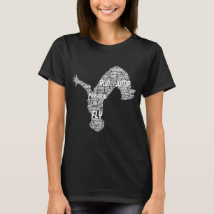 Parkour Freerunner Freerunning Traceur Men Kids Bo T-Shirt