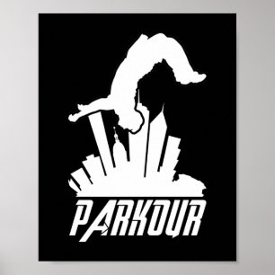 Parkour Freerunner Parkour Runner Poster