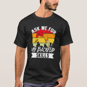 Parkour Freerunning Traceur Athlete Backflip Ask M T-Shirt