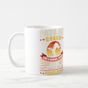 Parkour Freerunning Traceur Athlete Backflip Parko Coffee Mug