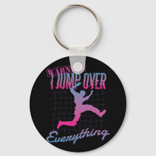 Parkour Jump Man Design Key Ring