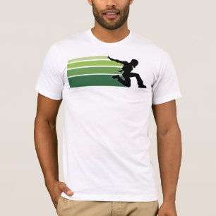 Parkour lines green light colour T-Shirt