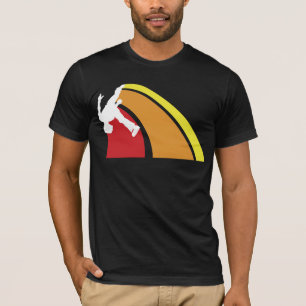 parkour lines warm colours T-Shirt