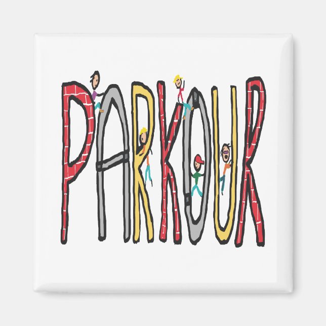 Parkour Magnet (Front)