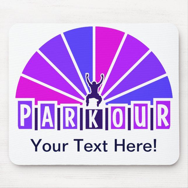 PARKOUR mousepad, customise Mouse Pad (Front)