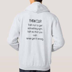 Parkour  quote hoodie