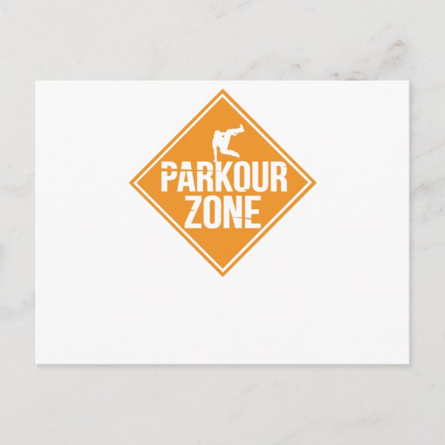 Parkour Runaway Extreme Sports Stunt Free Running Postcard (Front)