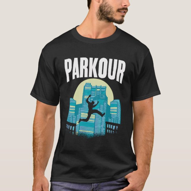 Parkour Running Freestyle Parkour Freerunner Freer T-Shirt (Front)