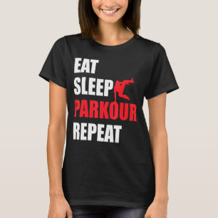 Parkour Shoes Freerunning Equipment Obstacle Cours T-Shirt
