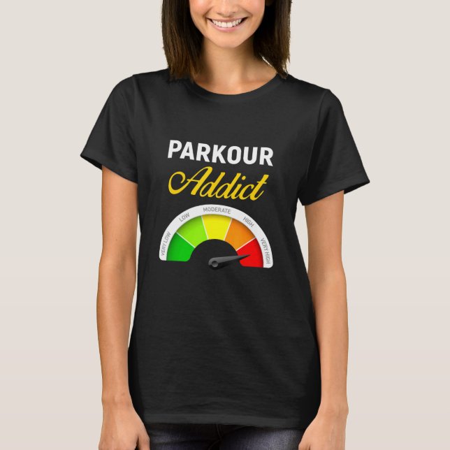 Parkour Traceur Free Running Extreme Sport T-Shirt (Front)