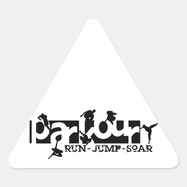 Parkour Triangle Sticker (Front)