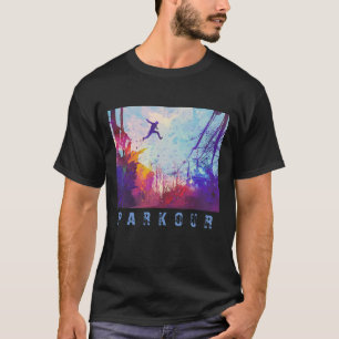 Parkour Urban Free Running Free Styling Art T-Shirt