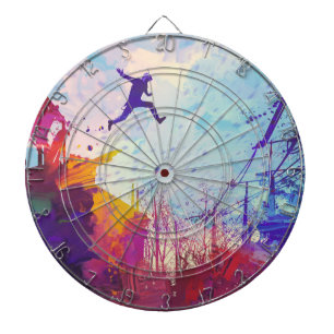 Parkour Urban Free Running Free Styling Sports Art Dartboard