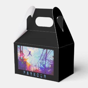 Parkour Urban Free Running Freestyling Modern Art Favour Box