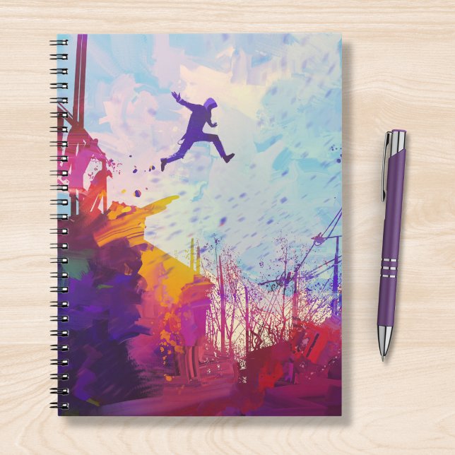 Parkour Urban Free Running Freestyling Modern Art Notebook (Creator Uploaded)