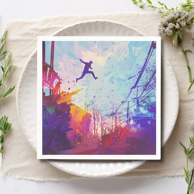 Parkour Urban Free Running Freestyling Napkin (Creator Uploaded)