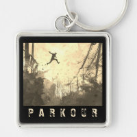 Parkour Urban Obstacle Course Modern Sepia