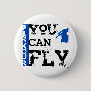 Parkour - You Can Fly 6 Cm Round Badge
