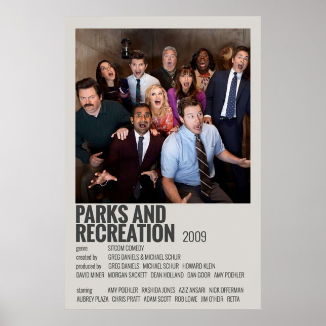 Parks And Recreation Minimalist Poster (Front)