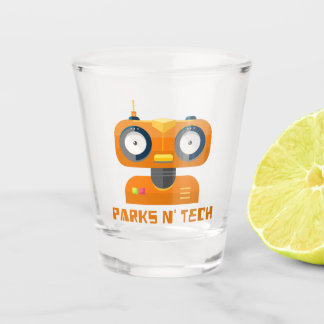 Parks N' Tech Robot 2 Shot Glass