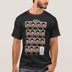 Parks & Recreation Many Faces of Ron Premium  T-Shirt