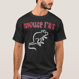 Parks & Recreation Mouse Rat Logo Distressed T-Shirt