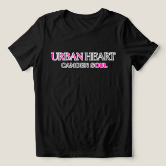 PARKSIDE PRIDE URBAN HEART Black Pink Women's Tri-Blend Shirt