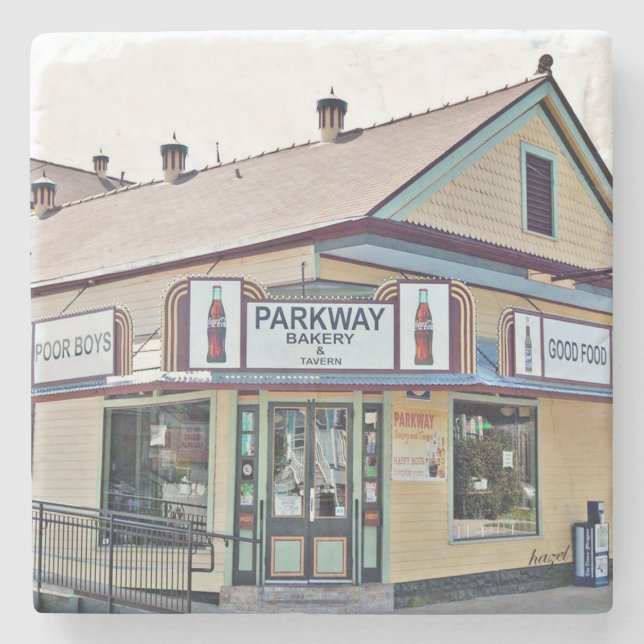 Parkway, Parkway Po-Boys, New Orleans Stone Coaster (Front)