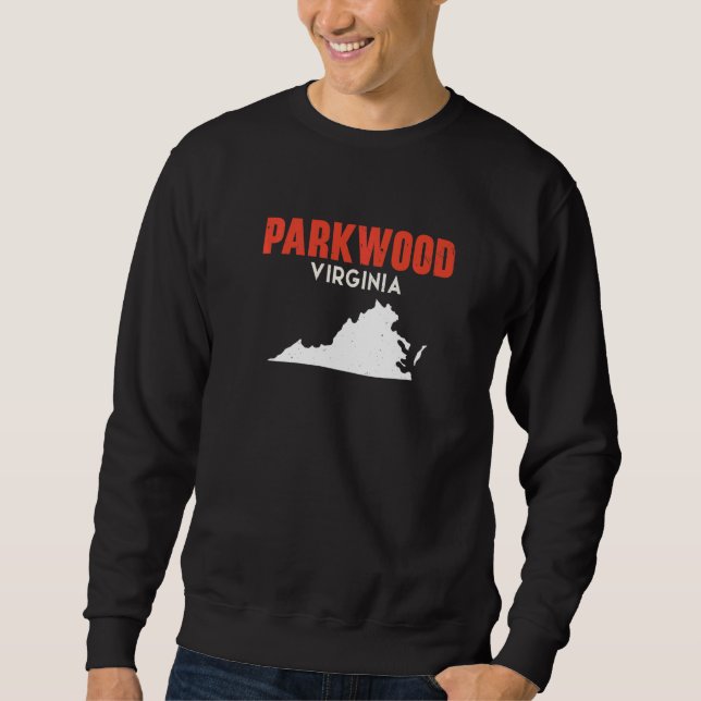 Parkwood Washington USA State America Travel Washi Sweatshirt (Front)