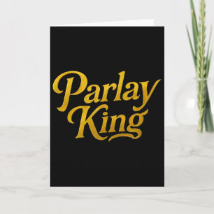 Parlay King Sports Footll Betting Gambling Lover F Card