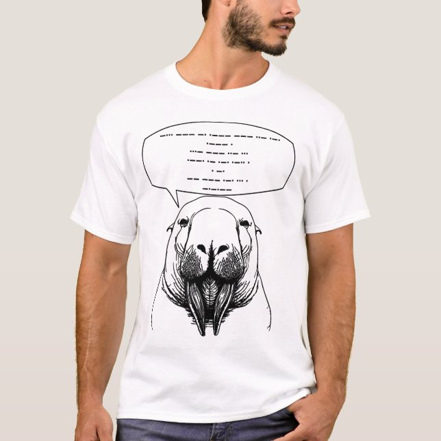 Parlez-vous le morse ?  T-Shirt (Front)