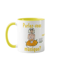 Parlez-vous musique? mug