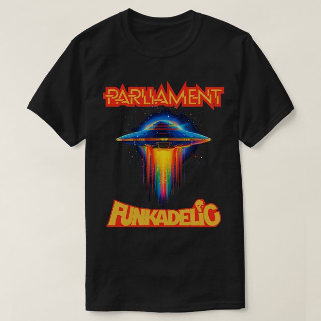 Parliament Funkadelic Retro Mothership Rock Funk T T-Shirt (Design Front)