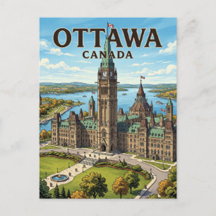 Parliament Hill Canada Postcard