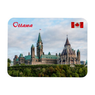 Parliament Hill in Ottawa Magnet