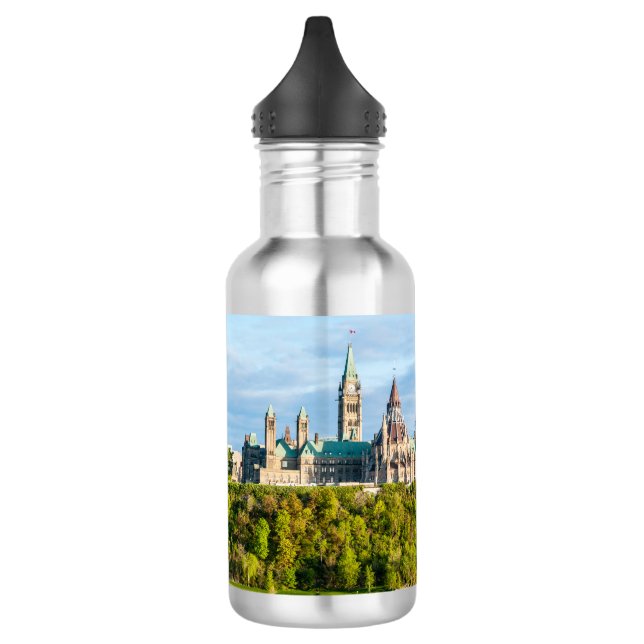 Parliament Hill in Ottawa - Ontario, Canada 532 Ml Water Bottle (Left)