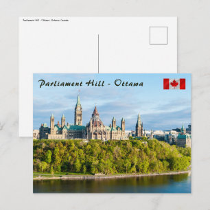 Parliament Hill in Ottawa - Ontario, Canada Postcard