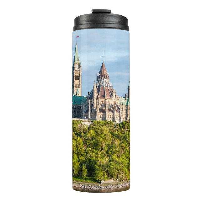 Parliament Hill in Ottawa - Ontario, Canada Thermal Tumbler (Front)