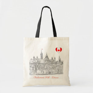 Parliament Hill in Ottawa - Ontario, Canada Tote Bag