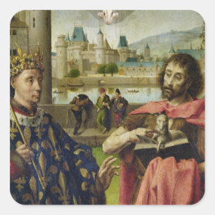 Parliament of Paris Altarpiece Square Sticker