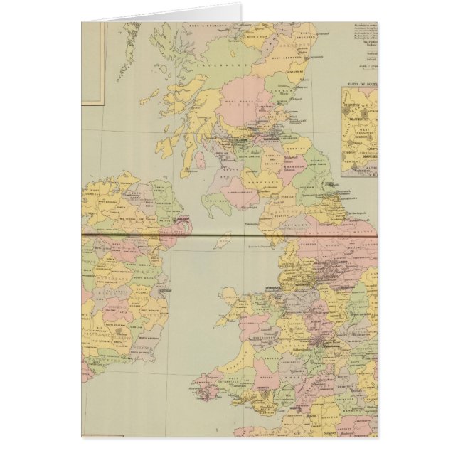 Parliamentary map, British Isles (Front)