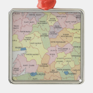 Parliamentary Representation   Ireland Metal Ornament