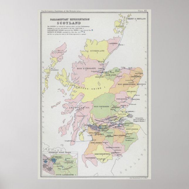 Parliamentary Representation | Scotland Poster (Front)