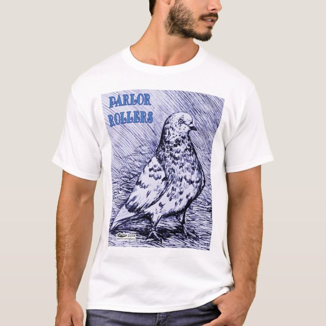 Parlour Roller Pigeon T-Shirt (Front)